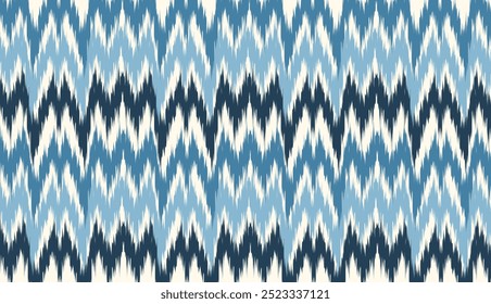 Diseño de Arte vectorial de textura vintage étnico geométrico Línea de patrón de moda textil Patrón ikat sin costuras y textura de tela batik Fondo asiático Geometría de Fondo de pantalla India. Arte ikat abstracto étnico .