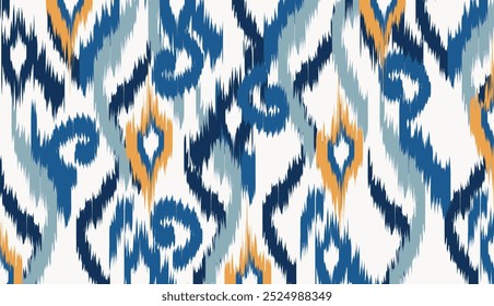geométrica étnica vintage textura vetor arte design. linha de padrão de moda têxtil ikat padrão sem costura e textura tecido batik asian fundo papel de parede geometria indiano. Étnica abstrata ikat art .
