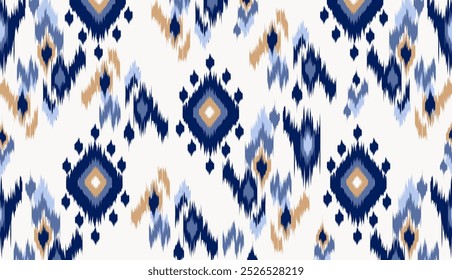 geometric ethnic vintage texture vector art design. textile fashion pattern line ikat seamless pattern and batik fabric texture asian background wallpaper geometry indian. Ethnic abstract ikat art .