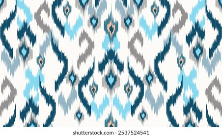 geometric ethnic vintage texture vector art design. textile fashion pattern line ikat seamless pattern and batik fabric texture asian background wallpaper geometry indian. Ethnic abstract ikat art .