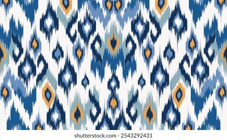 geometrische ethnische Vintage-Textur, Vektorgrafik-Design. Textil-Mode-Muster Linie ikat nahtloses Muster und Batik Stoff Textur asiatisch Hintergrund Tapete Geometrie indian. Ethnisch abstrakte Kat Art .
