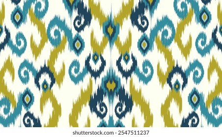 geometric ethnic vintage texture vector art design. textile fashion pattern line ikat seamless pattern and batik fabric texture asian background wallpaper geometry indian. Ethnic abstract ikat art .