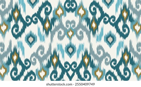 geometric ethnic vintage texture vector art design. textile fashion pattern line ikat seamless pattern and batik fabric texture asian background wallpaper geometry indian. Ethnic abstract ikat art .