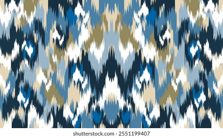 geometric ethnic vintage texture vector art design. textile fashion pattern line ikat seamless pattern and batik fabric texture asian background wallpaper geometry indian. Ethnic abstract ikat art .