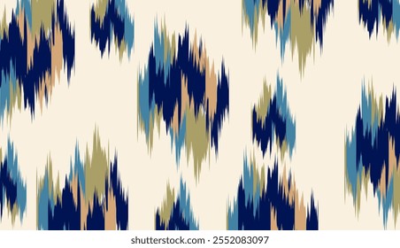 geometric ethnic vintage texture vector art design. textile fashion pattern line ikat seamless pattern and batik fabric texture asian background wallpaper geometry indian. Ethnic abstract ikat art .