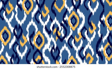 Diseño de Arte vectorial de textura vintage étnico geométrico Línea de patrón de moda textil Patrón ikat sin costuras y textura de tela batik Fondo asiático Geometría de Fondo de pantalla India. Arte ikat abstracto étnico .