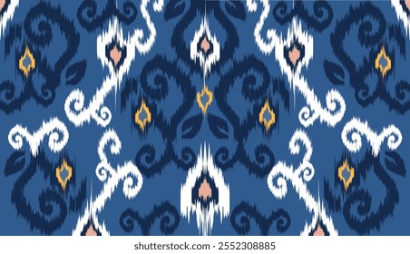 geometric ethnic vintage texture vector art design. textile fashion pattern line ikat seamless pattern and batik fabric texture asian background wallpaper geometry indian. Ethnic abstract ikat art .