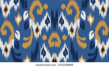 geometrische ethnische Vintage-Textur, Vektorgrafik-Design. Textil-Mode-Muster Linie ikat nahtloses Muster und Batik Stoff Textur asiatisch Hintergrund Tapete Geometrie indian. Ethnisch abstrakte Kat Art .