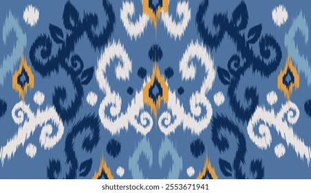 geometric ethnic vintage texture vector art design. textile fashion pattern line ikat seamless pattern and batik fabric texture asian background wallpaper geometry indian. Ethnic abstract ikat art .

