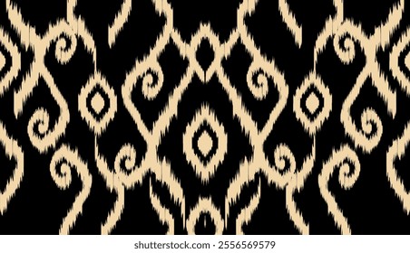 geometric ethnic vintage texture vector art design. textile fashion pattern line ikat seamless pattern and batik fabric texture asian background wallpaper geometry indian. Ethnic abstract ikat art .