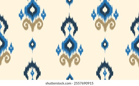 geometric ethnic vintage texture vector art design. textile fashion pattern line ikat seamless pattern and batik fabric texture asian background wallpaper geometry indian. Ethnic abstract ikat art .