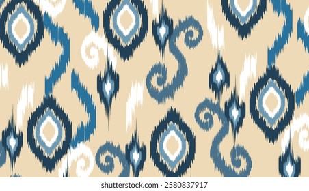geometric ethnic vintage texture vector art design. textile fashion pattern line ikat seamless pattern and batik fabric texture asian background wallpaper geometry indian. Ethnic abstract ikat art .