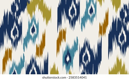 geometric ethnic vintage texture vector art design. textile fashion pattern line ikat seamless pattern and batik fabric texture asian background wallpaper geometry indian. Ethnic abstract ikat art .