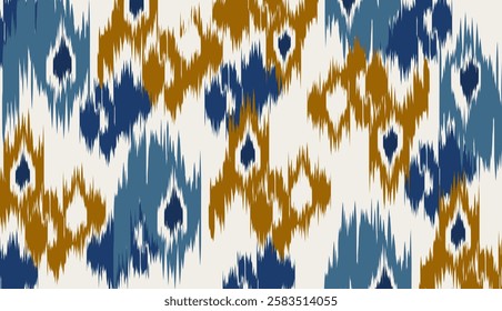 geometric ethnic vintage texture vector art design. textile fashion pattern line ikat seamless pattern and batik fabric texture asian background wallpaper geometry indian. Ethnic abstract ikat art .