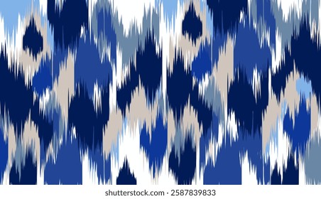 geometric ethnic vintage texture vector art design. textile fashion pattern line ikat seamless pattern and batik fabric texture asian background wallpaper geometry indian. Ethnic abstract ikat art .