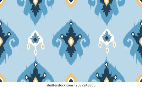 geometric ethnic vintage texture vector art design. textile fashion pattern line ikat seamless pattern and batik fabric texture asian background wallpaper geometry indian. Ethnic abstract ikat art .