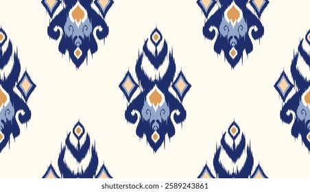 geometric ethnic vintage texture vector art design. textile fashion pattern line ikat seamless pattern and batik fabric texture asian background wallpaper geometry indian. Ethnic abstract ikat art .