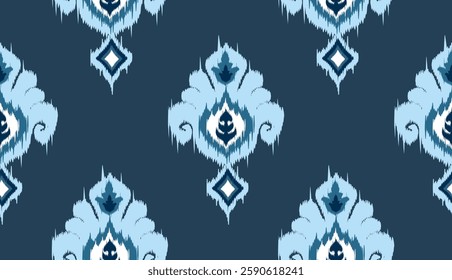 geometric ethnic vintage texture vector art design. textile fashion pattern line ikat seamless pattern and batik fabric texture asian background wallpaper geometry indian. Ethnic abstract ikat art .