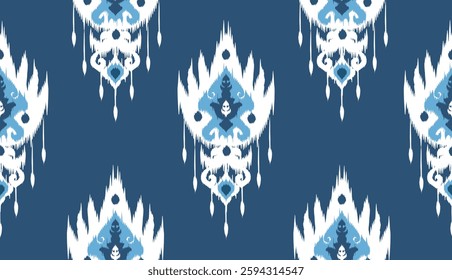geometric ethnic vintage texture vector art design. textile fashion pattern line ikat seamless pattern and batik fabric texture asian background wallpaper geometry indian. Ethnic abstract ikat art .