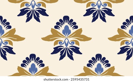 geometric ethnic vintage texture vector art design. textile fashion pattern line ikat seamless pattern and batik fabric texture asian background wallpaper geometry indian. Ethnic abstract ikat art .
