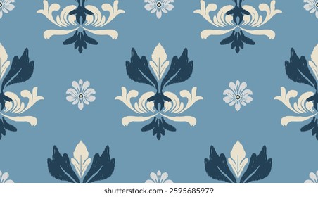geometric ethnic vintage texture vector art design. textile fashion pattern line ikat seamless pattern and batik fabric texture asian background wallpaper geometry indian. Ethnic abstract ikat art .