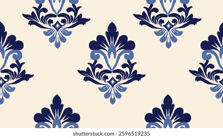 geometric ethnic vintage texture vector art design. textile fashion pattern line ikat seamless pattern and batik fabric texture asian background wallpaper geometry indian. Ethnic abstract ikat art .