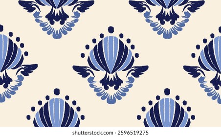 geometric ethnic vintage texture vector art design. textile fashion pattern line ikat seamless pattern and batik fabric texture asian background wallpaper geometry indian. Ethnic abstract ikat art .