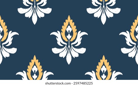 geometric ethnic vintage texture vector art design. textile fashion pattern line ikat seamless pattern and batik fabric texture asian background wallpaper geometry indian. Ethnic abstract ikat art .