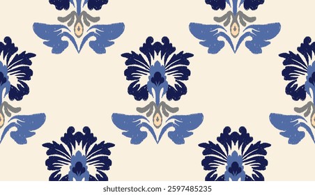 geometric ethnic vintage texture vector art design. textile fashion pattern line ikat seamless pattern and batik fabric texture asian background wallpaper geometry indian. Ethnic abstract ikat art .
