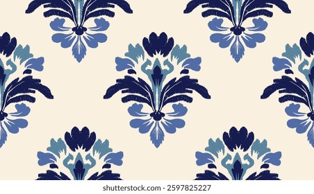 geometric ethnic vintage texture vector art design. textile fashion pattern line ikat seamless pattern and batik fabric texture asian background wallpaper geometry indian. Ethnic abstract ikat art .