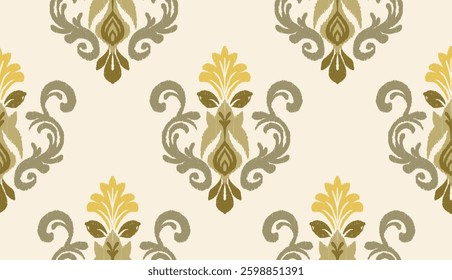 geometric ethnic vintage texture vector art design. textile fashion pattern line ikat seamless pattern and batik fabric texture asian background wallpaper geometry indian. Ethnic abstract ikat art .