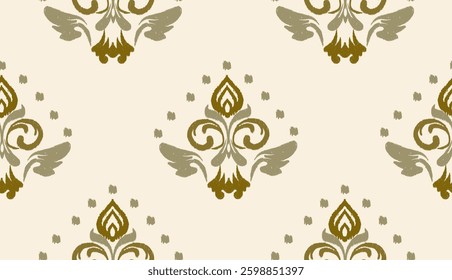 geometric ethnic vintage texture vector art design. textile fashion pattern line ikat seamless pattern and batik fabric texture asian background wallpaper geometry indian. Ethnic abstract ikat art .