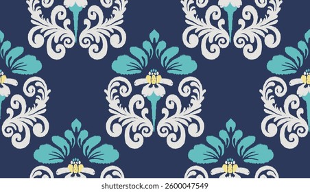 geometric ethnic vintage texture vector art design. textile fashion pattern line ikat seamless pattern and batik fabric texture asian background wallpaper geometry indian. Ethnic abstract ikat art .