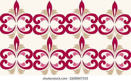 geometric ethnic vintage texture vector art design. textile fashion pattern line ikat seamless pattern and batik fabric texture asian background wallpaper geometry indian. Ethnic abstract ikat art .