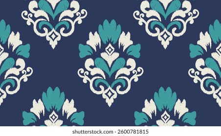 geometric ethnic vintage texture vector art design. textile fashion pattern line ikat seamless pattern and batik fabric texture asian background wallpaper geometry indian. Ethnic abstract ikat art .