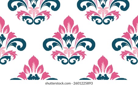 geometric ethnic vintage texture vector art design. textile fashion pattern line ikat seamless pattern and batik fabric texture asian background wallpaper geometry indian. Ethnic abstract ikat art .
