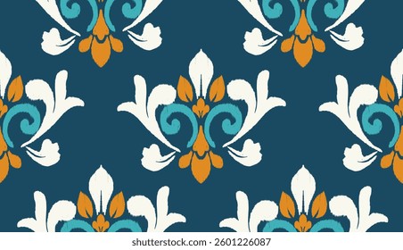 geometric ethnic vintage texture vector art design. textile fashion pattern line ikat seamless pattern and batik fabric texture asian background wallpaper geometry indian. Ethnic abstract ikat art .
