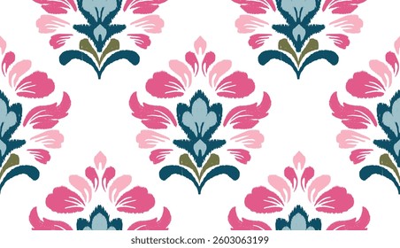 geometric ethnic vintage texture vector art design. textile fashion pattern line ikat seamless pattern and batik fabric texture asian background wallpaper geometry indian. Ethnic abstract ikat art .
