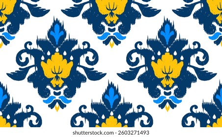 geometric ethnic vintage texture vector art design. textile fashion pattern line ikat seamless pattern and batik fabric texture asian background wallpaper geometry indian. Ethnic abstract ikat art .
