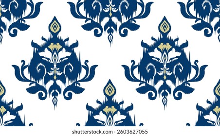 geometric ethnic vintage texture vector art design. textile fashion pattern line ikat seamless pattern and batik fabric texture asian background wallpaper geometry indian. Ethnic abstract ikat art .

