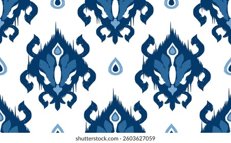 geometric ethnic vintage texture vector art design. textile fashion pattern line ikat seamless pattern and batik fabric texture asian background wallpaper geometry indian. Ethnic abstract ikat art .
