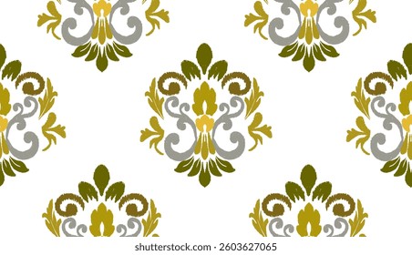 geometric ethnic vintage texture vector art design. textile fashion pattern line ikat seamless pattern and batik fabric texture asian background wallpaper geometry indian. Ethnic abstract ikat art .
