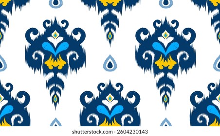 geometric ethnic vintage texture vector art design. textile fashion pattern line ikat seamless pattern and batik fabric texture asian background wallpaper geometry indian. Ethnic abstract ikat art .
