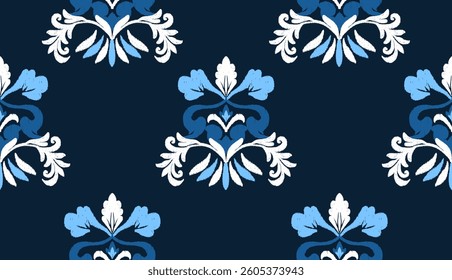 geometric ethnic vintage texture vector art design. textile fashion pattern line ikat seamless pattern and batik fabric texture asian background wallpaper geometry indian. Ethnic abstract ikat art .
