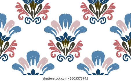 geometric ethnic vintage texture vector art design. textile fashion pattern line ikat seamless pattern and batik fabric texture asian background wallpaper geometry indian. Ethnic abstract ikat art .
