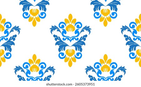 geometric ethnic vintage texture vector art design. textile fashion pattern line ikat seamless pattern and batik fabric texture asian background wallpaper geometry indian. Ethnic abstract ikat art .
