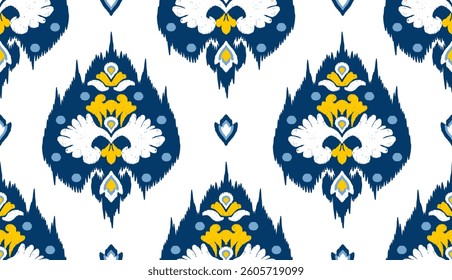 geometric ethnic vintage texture vector art design. textile fashion pattern line ikat seamless pattern and batik fabric texture asian background wallpaper geometry indian. Ethnic abstract ikat art .
