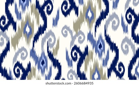 geometric ethnic vintage texture vector art design. textile fashion pattern line ikat seamless pattern and batik fabric texture asian background wallpaper geometry indian. Ethnic abstract ikat art .
