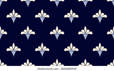 geometric ethnic vintage texture vector art design. textile fashion pattern line ikat seamless pattern and batik fabric texture asian background wallpaper geometry indian. Ethnic abstract ikat art .
