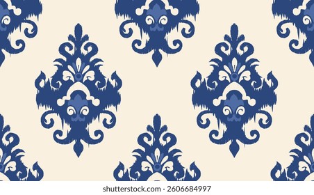 geometric ethnic vintage texture vector art design. textile fashion pattern line ikat seamless pattern and batik fabric texture asian background wallpaper geometry indian. Ethnic abstract ikat art .
